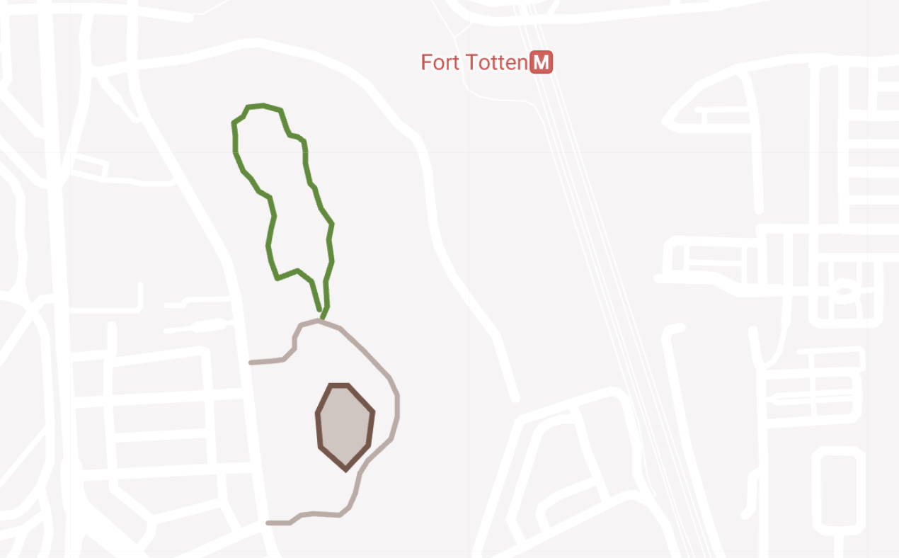 My attempt to map the trails and main fort. Don’t come for me. I am not an official representative of any parks.